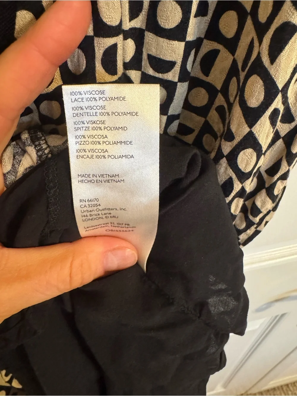 Free People maxi dress size small. EUC. Black & tan. Super cute!